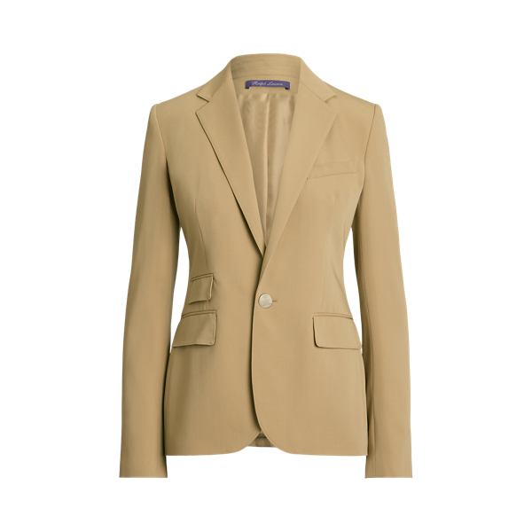 Tan Parker Wool Gabardine Jacket Ralph Lauren Collection 2