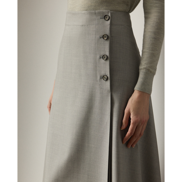 Dee ウール ミディ スカート | ラルフ ローレン公式オンラインストア