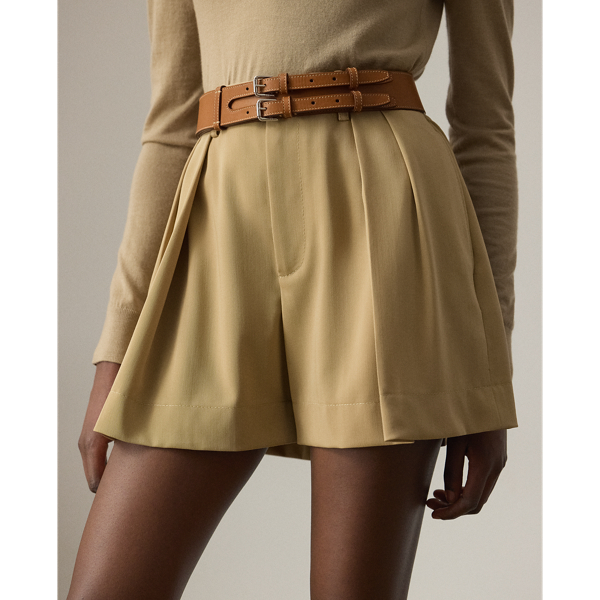 Tan Sherri Wool Trench Short Ralph Lauren Collection 6