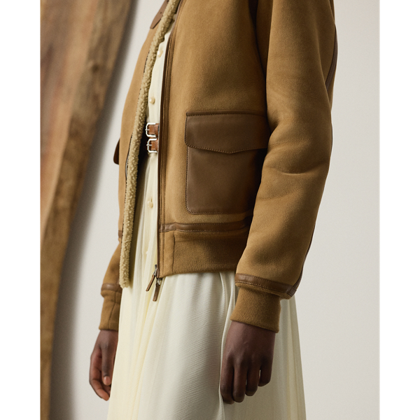 レザージャケット・コート Ralph Lauren FW25 MORRISON SHEARLING (290P01983 001) Ralph Lauren FW25 MORRISON SHEARLING (290P01983 001) (Ralph