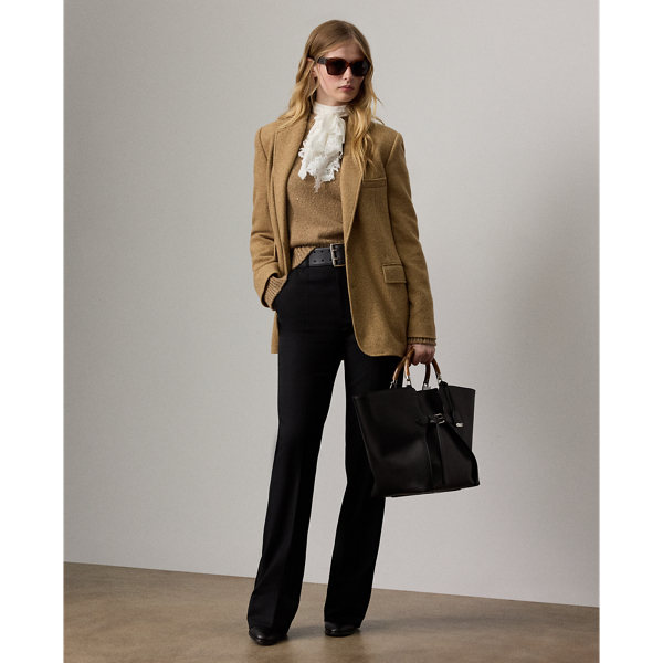 Cashmere Donegal Crewneck Sweater