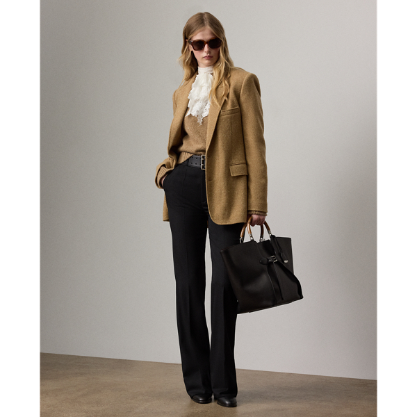 Eli Basket-Weave Tweed Jacket
