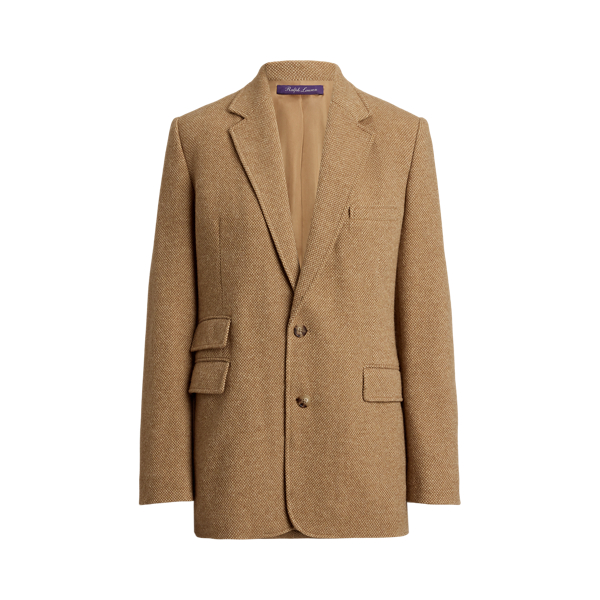 Eli Basket-Weave Tweed Jacket