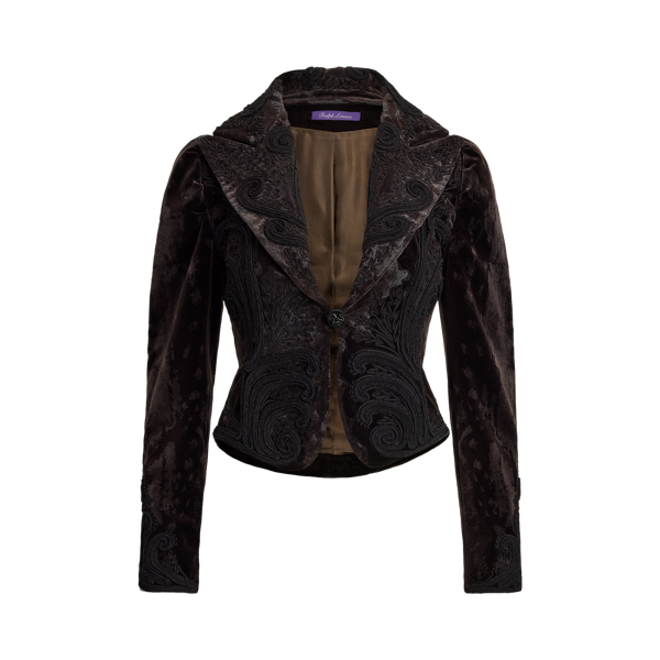 Tamira Cotton Velvet Jacket Ralph Lauren Collection 1