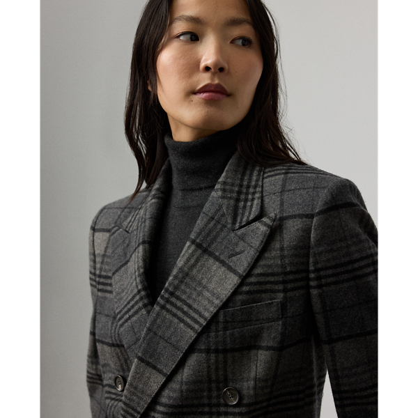 Kent Plaid Wool Jacket
