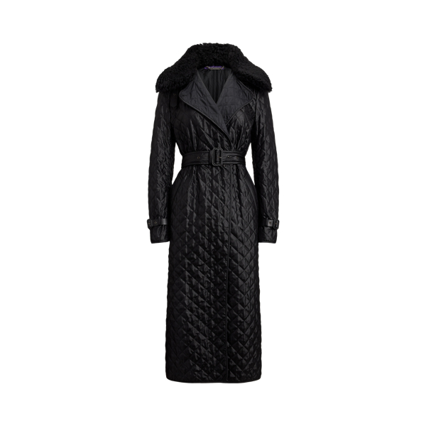 Kayleigh Quilted Twill Coat - thumbnail 2