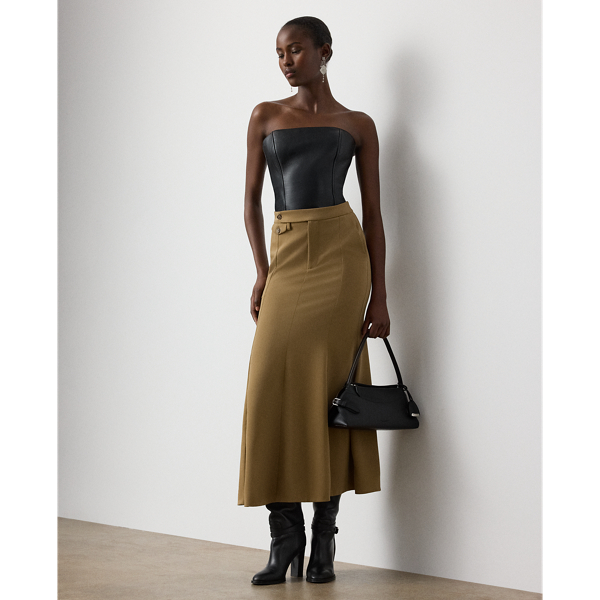 Bustier Gwyneth aus Lammleder Ralph Lauren Collection in Schwarz 4