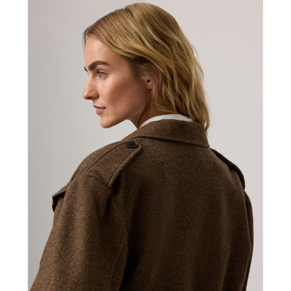 Maddison Birdseye Tweed Bomber Jacket