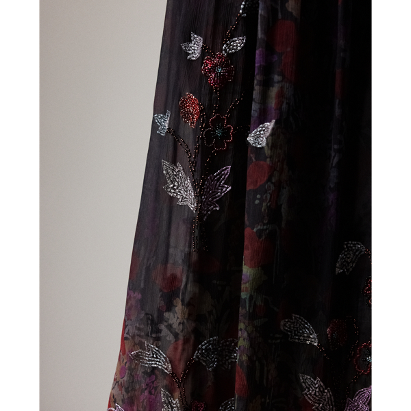 Gabriella Embellished Floral Skirt