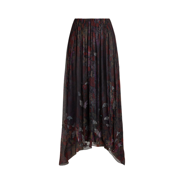 Jupe Gabriella fleurie d&eacute;cor&eacute;e Ralph Lauren Collection en 1