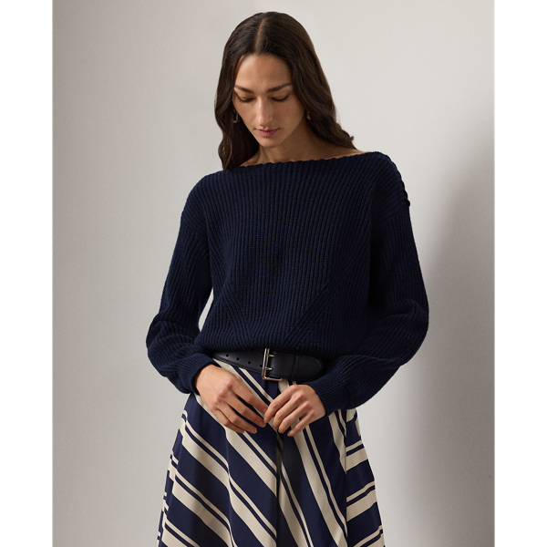 カシミヤ ボートネック セーター | ラルフ ローレン公式オンラインストア