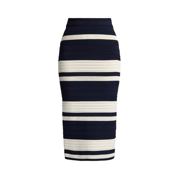 Gestreifter Bleistiftrock Ferris Ralph Lauren Collection in 1