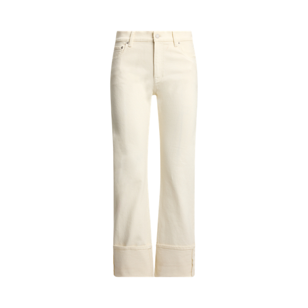 Glacial White Adderley Cuffed Slim Jean Ralph Lauren Collection 2