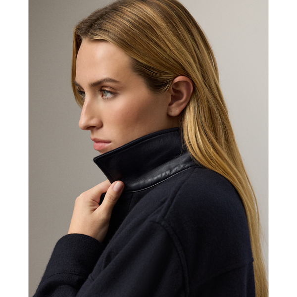 Hollins Felted Cashmere Jersey Shacket