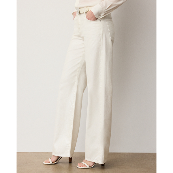 Jean large Mercer Relaxed Fit Ralph Lauren Collection en Blanc opalin 5