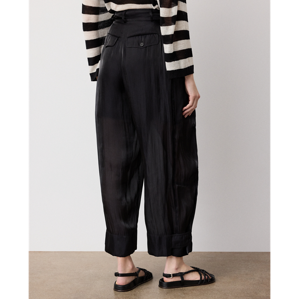 Federleichte Hose Sonya Ralph Lauren Collection in Schwarz 5