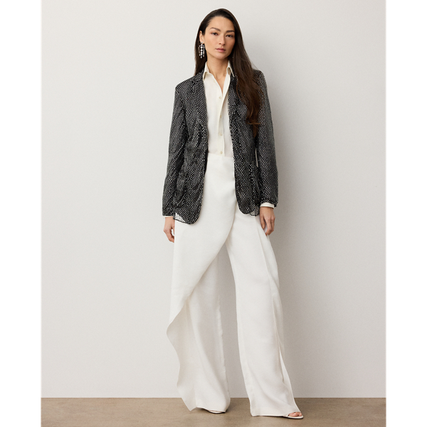 Black Brynn Embellished Jacket Ralph Lauren Collection 4