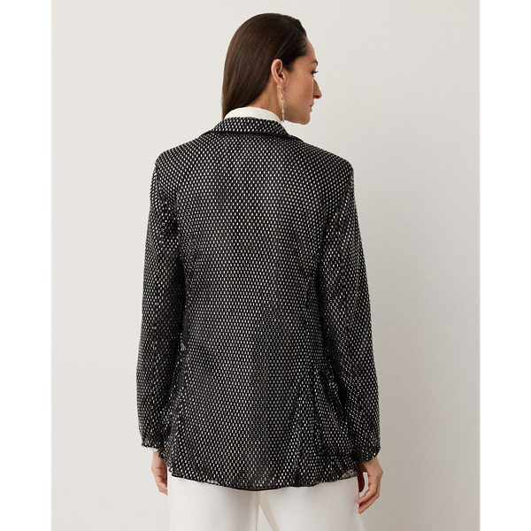 Black Brynn Embellished Jacket Ralph Lauren Collection 5