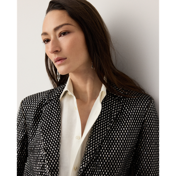 Black Brynn Embellished Jacket Ralph Lauren Collection 6