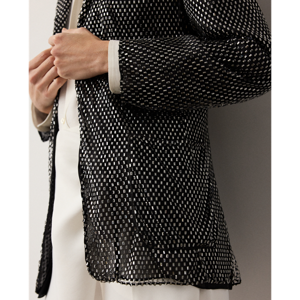 Black Brynn Embellished Jacket Ralph Lauren Collection 7