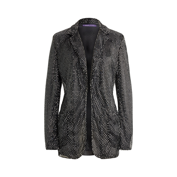 Black Brynn Embellished Jacket Ralph Lauren Collection 2