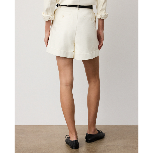 Lammleder-Shorts Hannes Ralph Lauren Collection in Creme 5