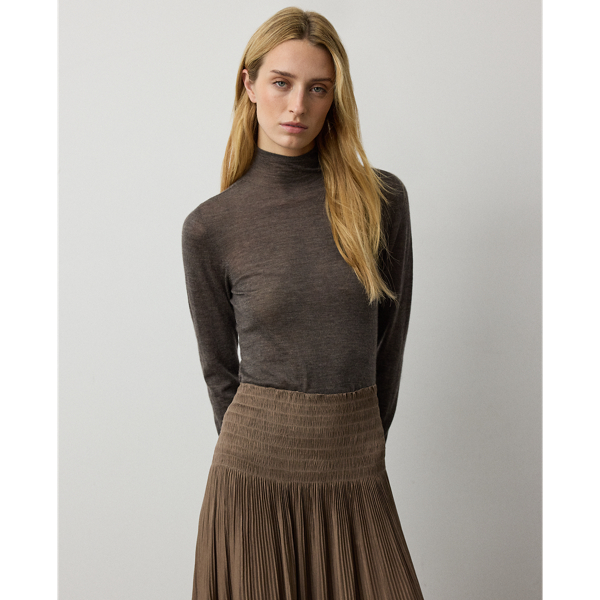Cashmere Funnelneck Sweater