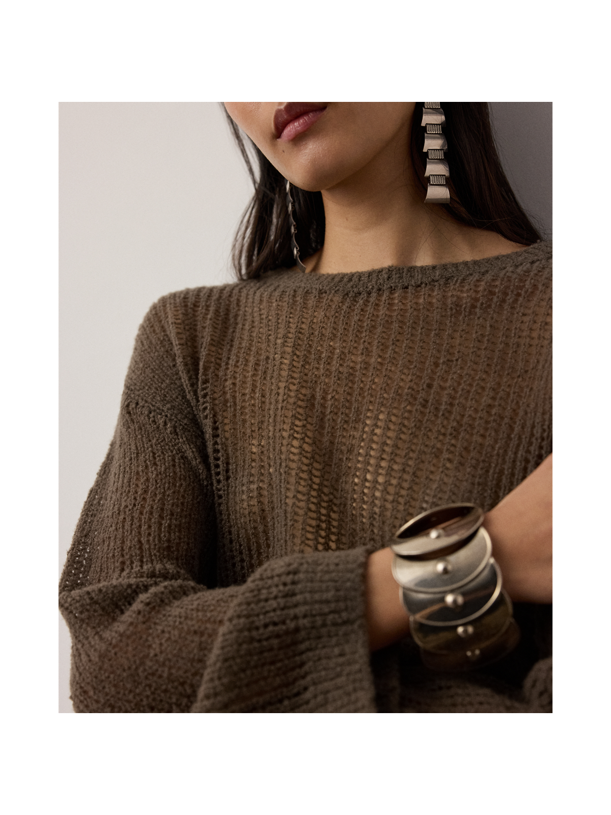 Женские свитеры Ralph Lauren Bouclé Cashmere-Blend Boatneck Sweater — фото 3
