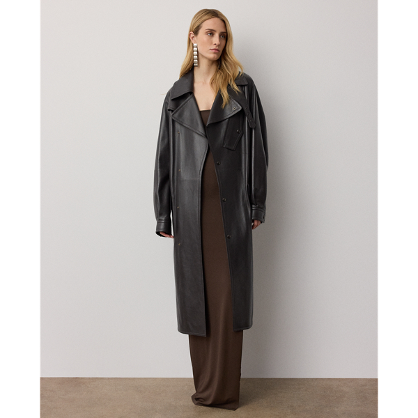 Abendkleid Waverley aus mattem Jersey Ralph Lauren Collection in Bergahorn 8