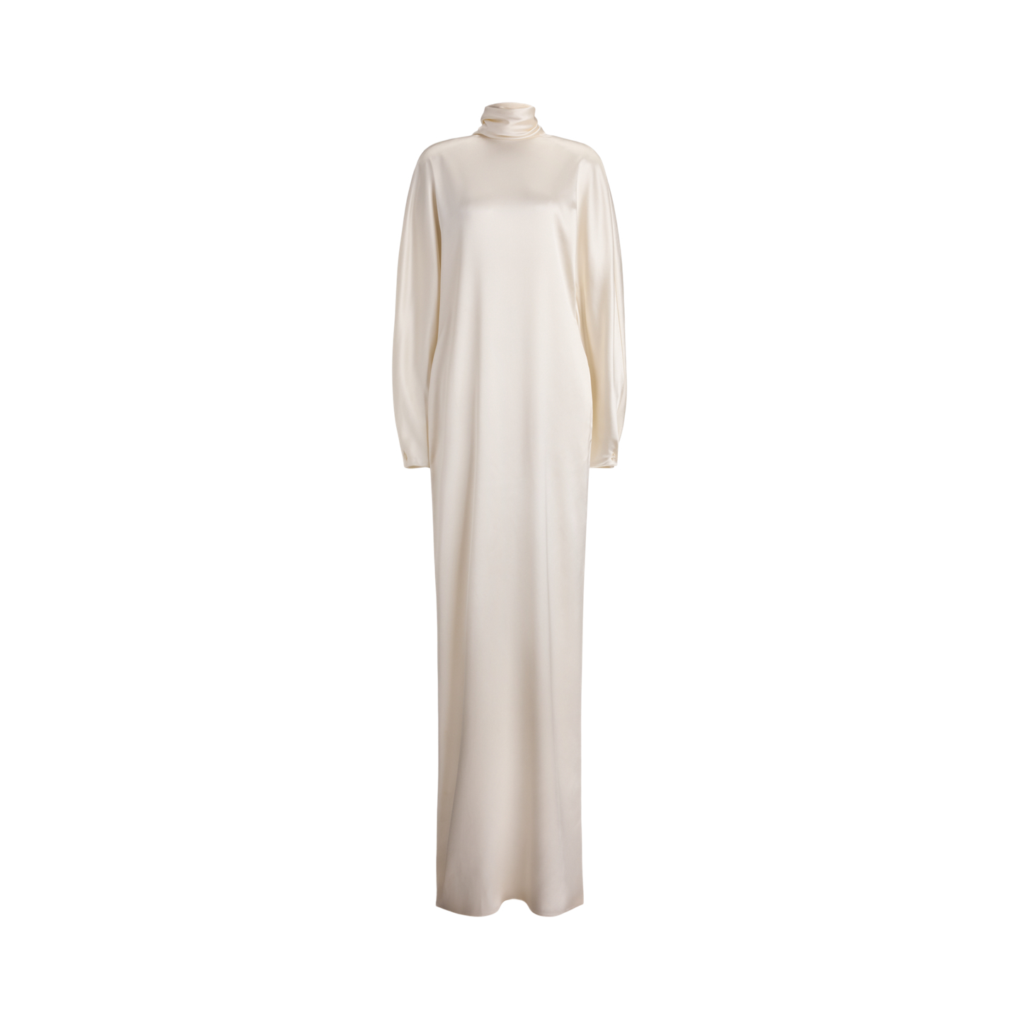 Женское платье Ralph Lauren Candi Satin Evening, цвет: Кремовый — фото 6