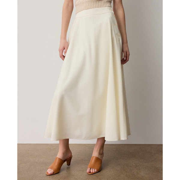 Rock Kenzie aus Wollmischung Ralph Lauren Collection in Lux-Creme 3