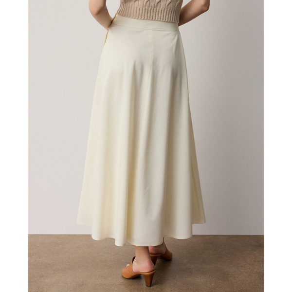 Rock Kenzie aus Wollmischung Ralph Lauren Collection in Lux-Creme 4