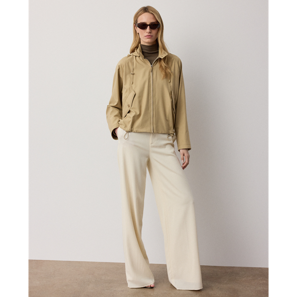 Ralph Lauren Collection Watkins シルク ウィンドブレーカー アイコン タン 4