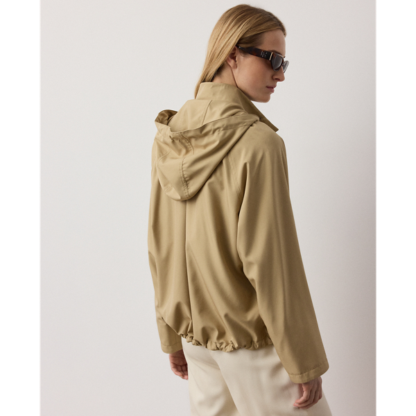 Ralph Lauren Collection Watkins シルク ウィンドブレーカー アイコン タン 5