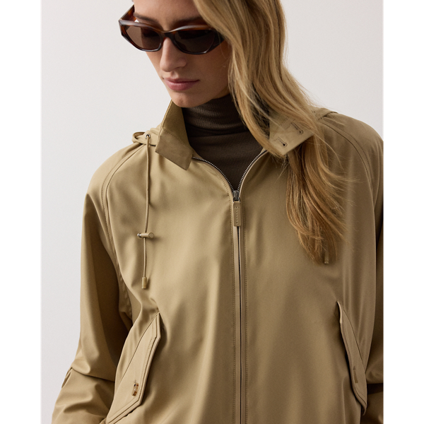 Ralph Lauren Collection Watkins シルク ウィンドブレーカー アイコン タン 6