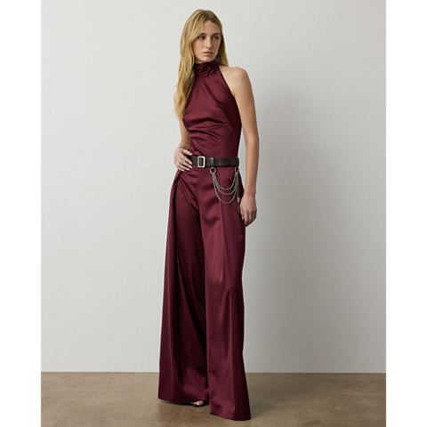 Женский топ Ralph Lauren Chilton Satin Top, цвет: Carmine