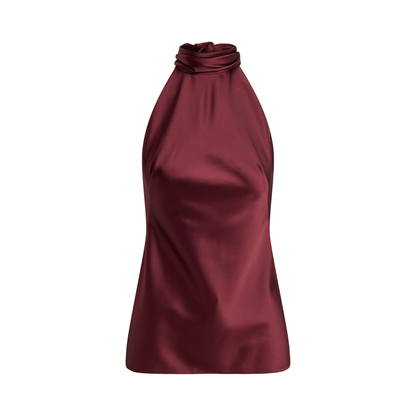 Женский топ Ralph Lauren Chilton Satin Top, цвет: Carmine — фото 5