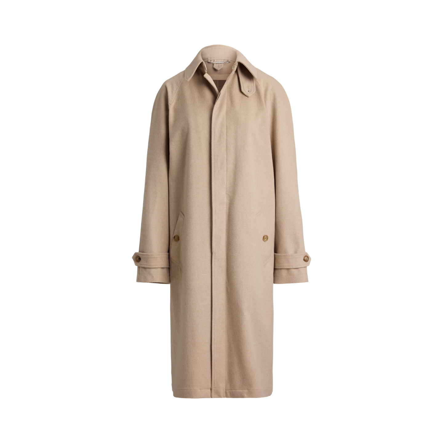 Женское пальто Ralph Lauren Donagen Cashmere Balmacaan, цвет: Рыжевато-коричневый меланжевый — фото 6