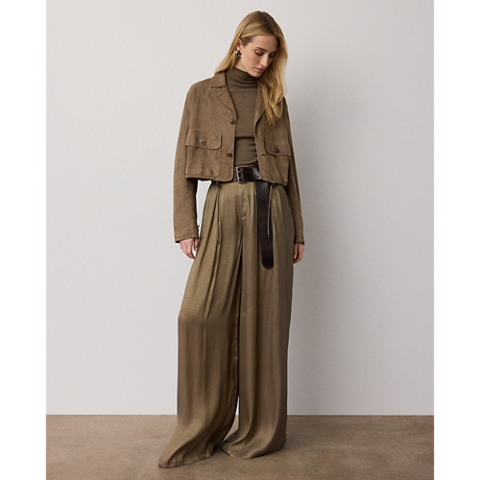 Женские куртки Ralph Lauren Dominik Lamb-Suede Jacket
