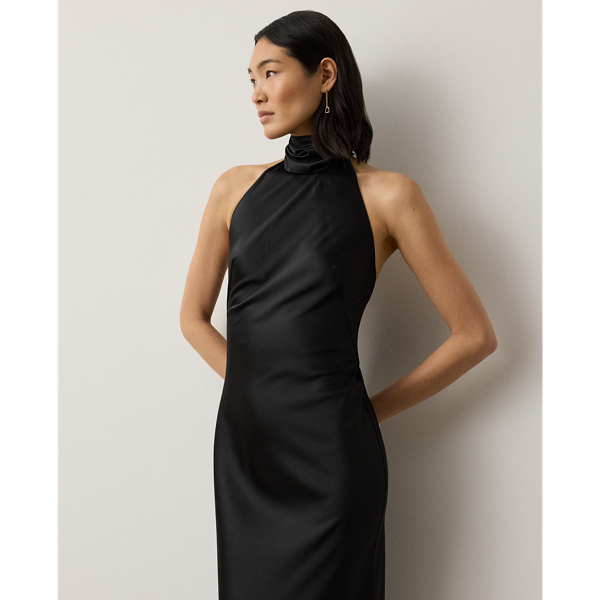 Vestido de noite em cetim Chilton