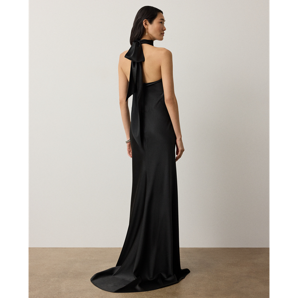 Vestido de noite em cetim Chilton