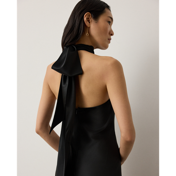 Vestido de noite em cetim Chilton