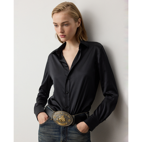 Cameron II Straight Fit Charmeuse Shirt