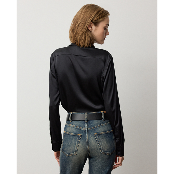 Cameron II Straight Fit Charmeuse Shirt