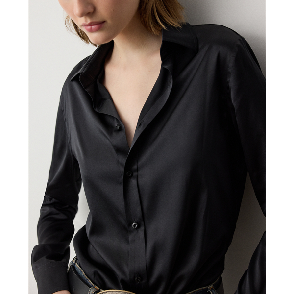 Cameron II Straight Fit Charmeuse Shirt