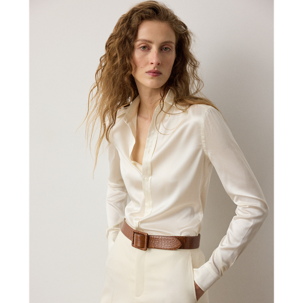 Cameron II Straight Fit Charmeuse Shirt