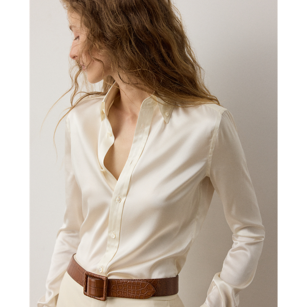 Cameron II Straight Fit Charmeuse Shirt