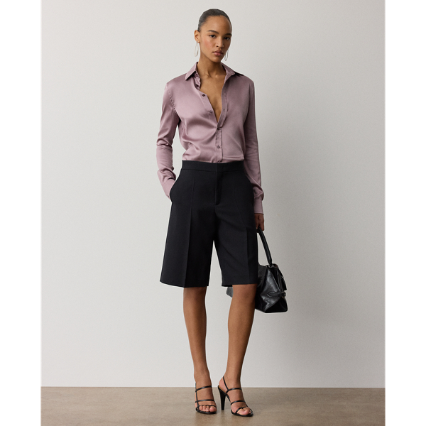 Cameron II Straight Fit Charmeuse Shirt