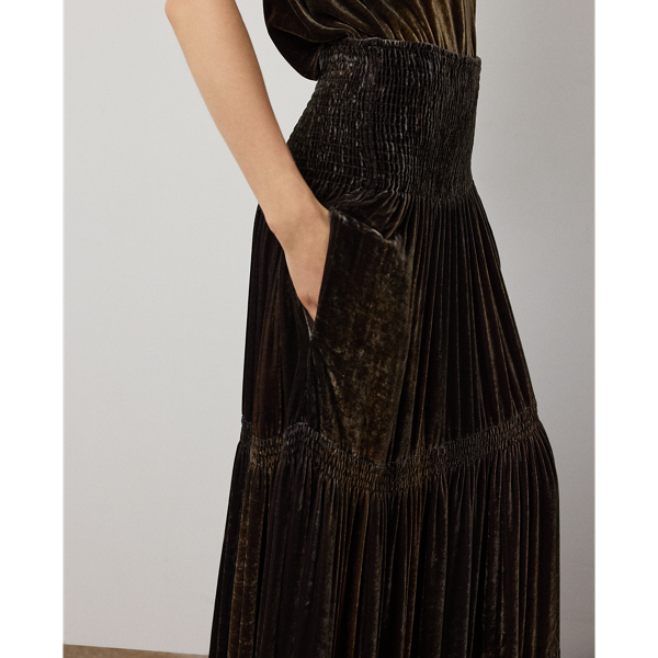 Janie Velvet Maxiskirt