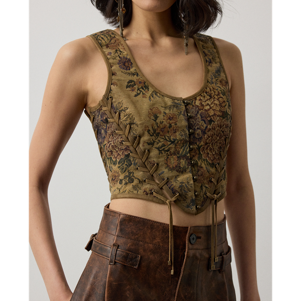 Thurlow Floral Gobelin Top